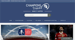 Desktop Screenshot of champions-travel.com